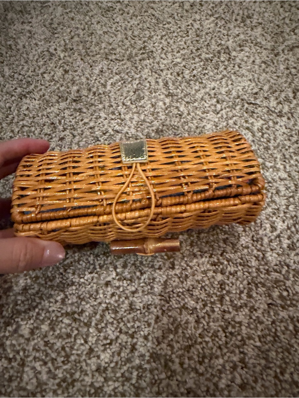 Lilly Pulitzer Wicker Clutch New Without Tags